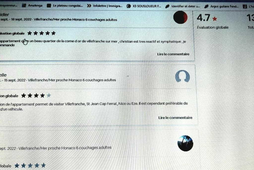 شقة Iafrate-Oksoleil فيليوفرُنش سور مير المظهر الخارجي الصورة